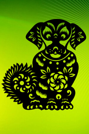 Трафареты на год собаки Год Собаки