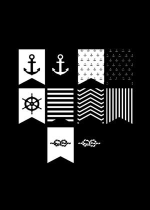 23 февраля − трафарет 15