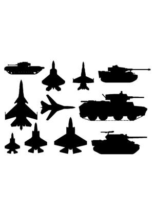 23 февраля − трафарет 16