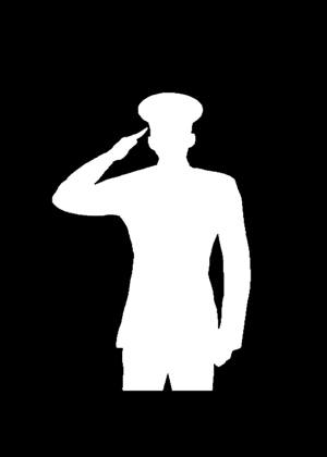 23 февраля − трафарет 20