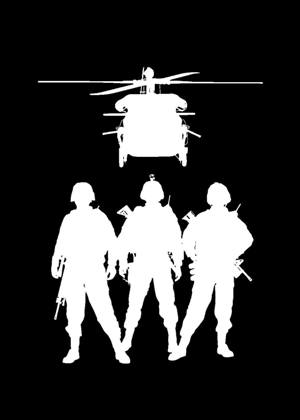 23 февраля − трафарет 4