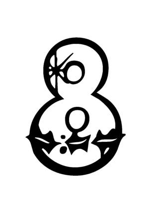 Трафареты 8 марта 8 марта − трафарет 25