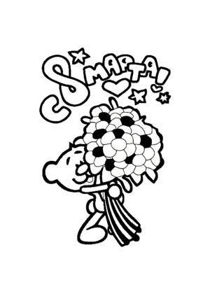 Трафареты 8 марта 8 марта − трафарет 37