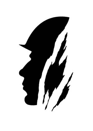 9 мая − трафарет 17