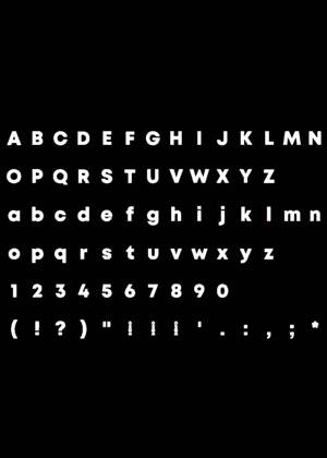 Трафареты Английский алфавит Английский алфавит − трафарет 1