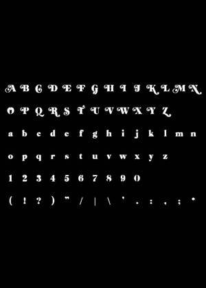 Трафареты Английский алфавит Английский алфавит − трафарет 10