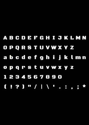 Трафареты Английский алфавит Английский алфавит − трафарет 30