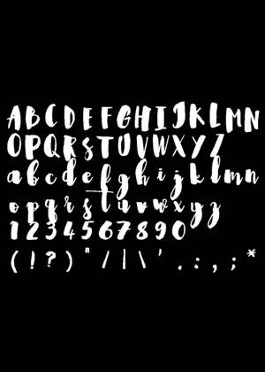 Трафареты Английский алфавит Английский алфавит − трафарет 36