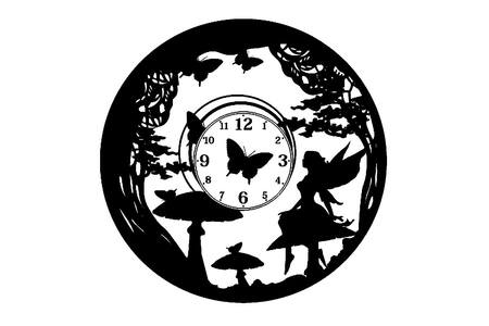 Часы − трафарет 11
