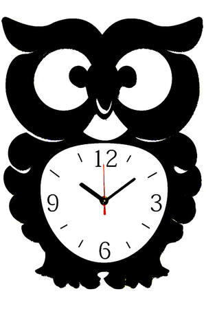 Часы − трафарет 13