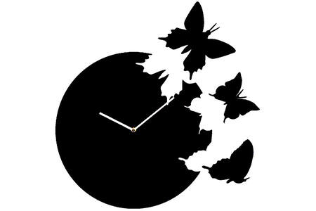 Часы − трафарет 22