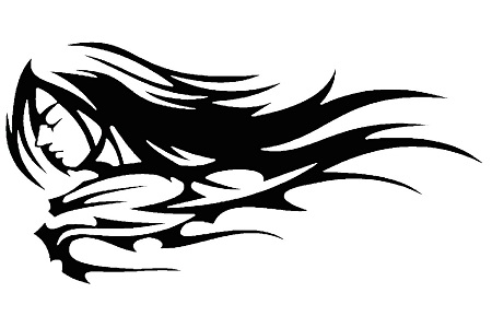 Для аэрографии на авто – трафарет 44