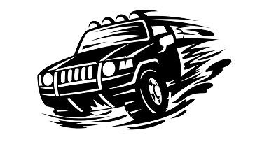 Для аэрографии на авто – трафарет 45