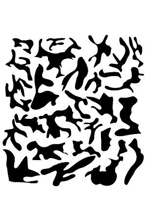 Для аэрографии на авто – трафарет 46