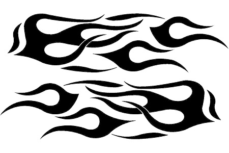 Для аэрографии на авто – трафарет 47