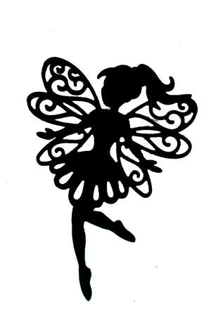 Новогодние Феи − трафарет 1