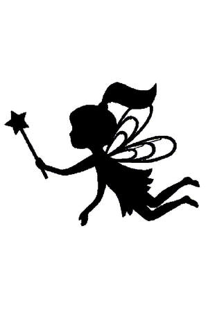 Новогодние Феи − трафарет 20