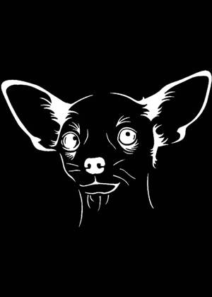 Год собаки − трафарет 17