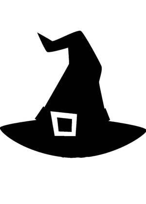 Хэллоуин − трафарет 1