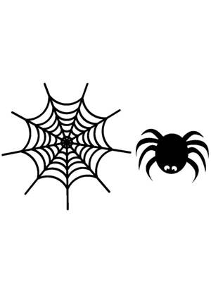 Хэллоуин − трафарет 16