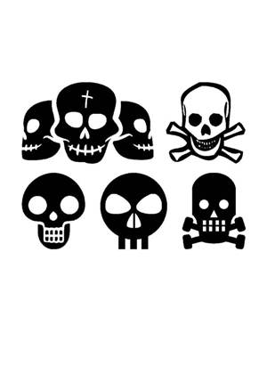 Хэллоуин − трафарет 2