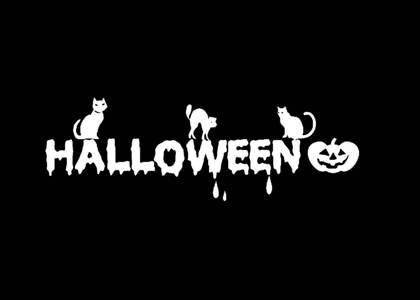 Хэллоуин − трафарет 29