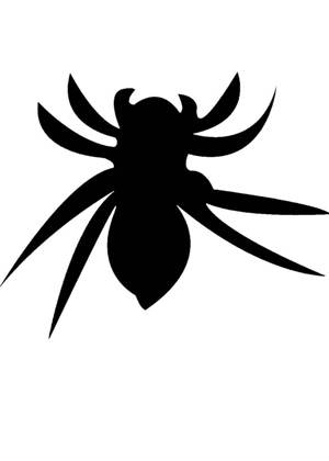 Хэллоуин − трафарет 4