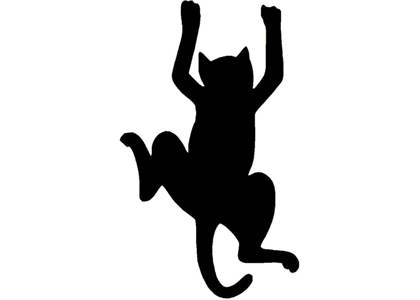 Трафареты Коты и кошки Коты и кошки − трафарет 1