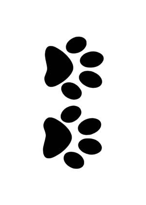 Трафареты Коты и кошки Коты и кошки − трафарет 13