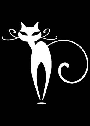 Трафареты Коты и кошки Коты и кошки − трафарет 15