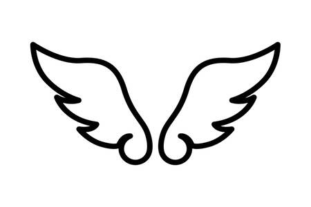 Трафареты Крылья Крылья − трафарет 12