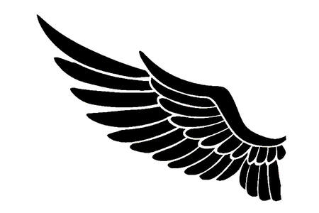 Трафареты Крылья Крылья − трафарет 19