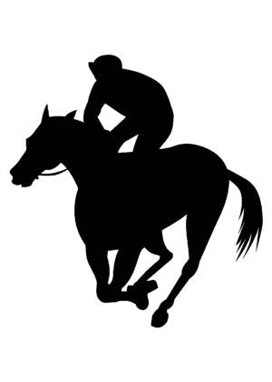 Трафареты Лошадь Лошадь − трафарет 17