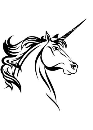 Трафареты Лошадь Лошадь − трафарет 8