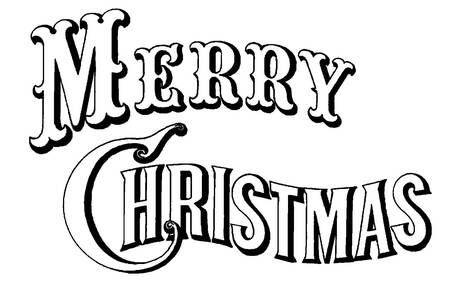 Трафареты Merry Christmas Merry Christmas − трафарет 10