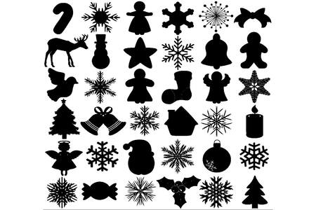 Трафареты Merry Christmas Merry Christmas − трафарет 2