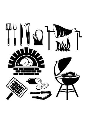 На холодильник − трафарет 14