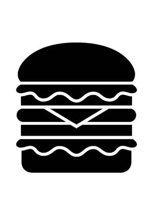 На холодильник − трафарет 15