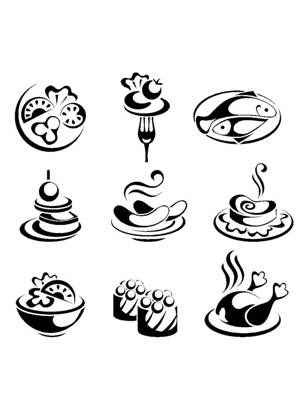 На холодильник − трафарет 16