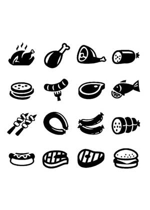 На холодильник − трафарет 18