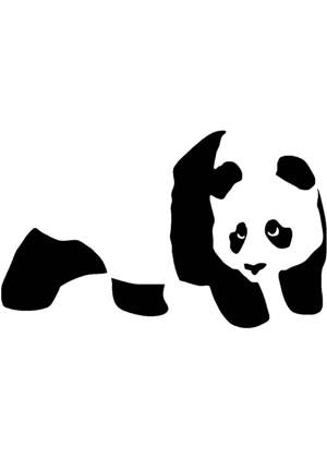 На холодильник − трафарет 21