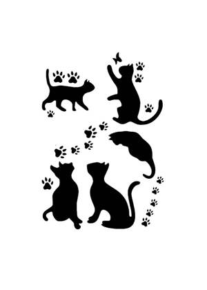 На холодильник − трафарет 25