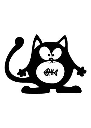 На холодильник − трафарет 3