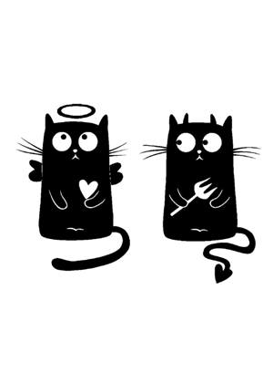 На холодильник − трафарет 37