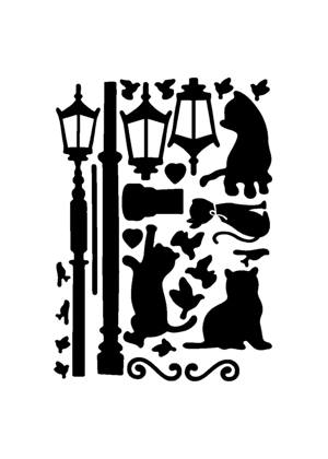 На холодильник − трафарет 38