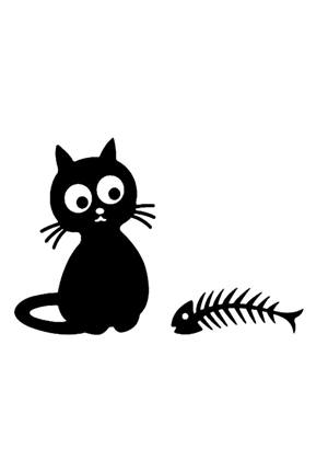 На холодильник − трафарет 43