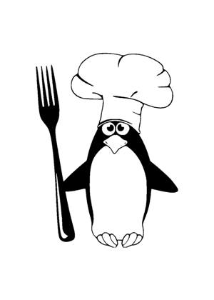 На холодильник − трафарет 45