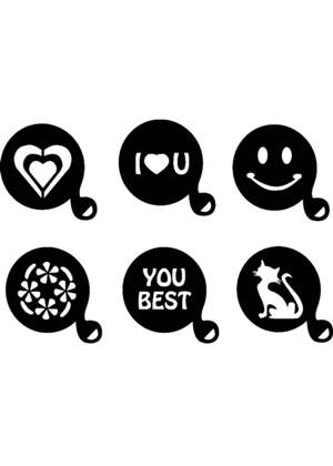 Для кофе − трафарет 12