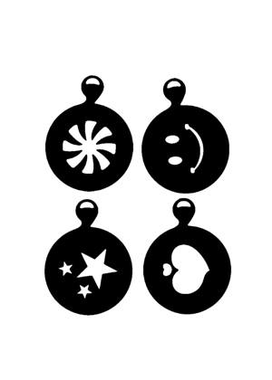 Для кофе − трафарет 31