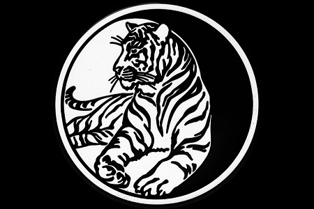 Трафареты Новый год Тигра Новый год Тигра − трафарет 13